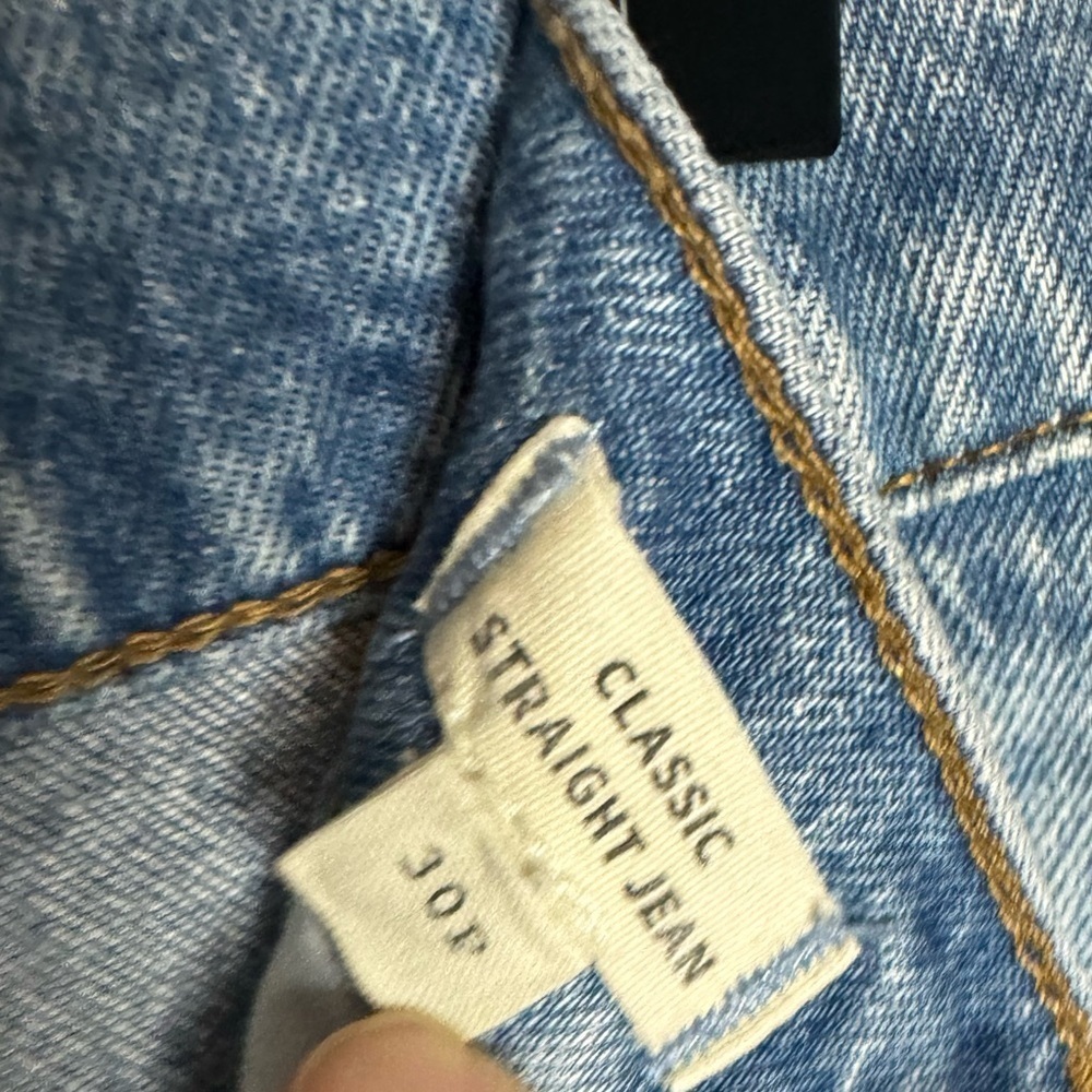Madewell The Balloon Classic Straight Medium Wash Jeans Size 30P - Picture 8 of 9